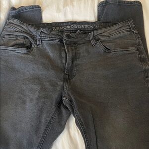 Buffalo David Bitton Men's Charcoal Skinny Jeans